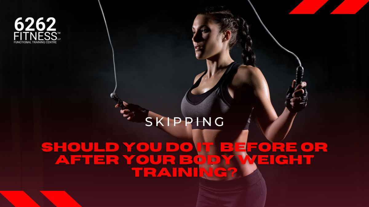 Should You Do Skipping Before Or After Your Bodyweight Workout?